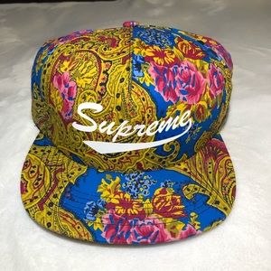 Supreme 5 Panel Paisley Hat